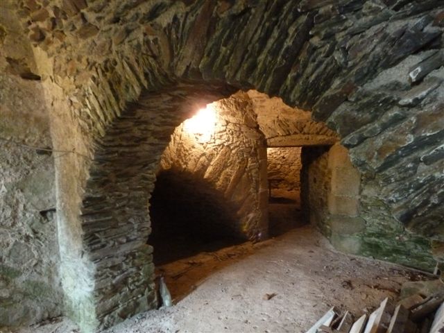 Couloir d'accès au donjon